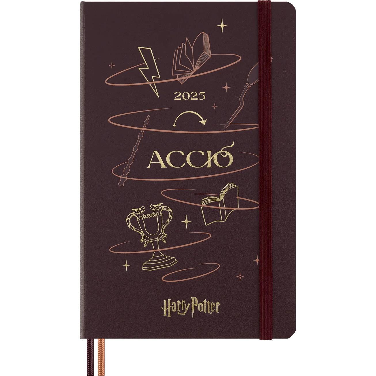 Moleskine Diary 12 Month Daily Large Hc Harry Potter Accio